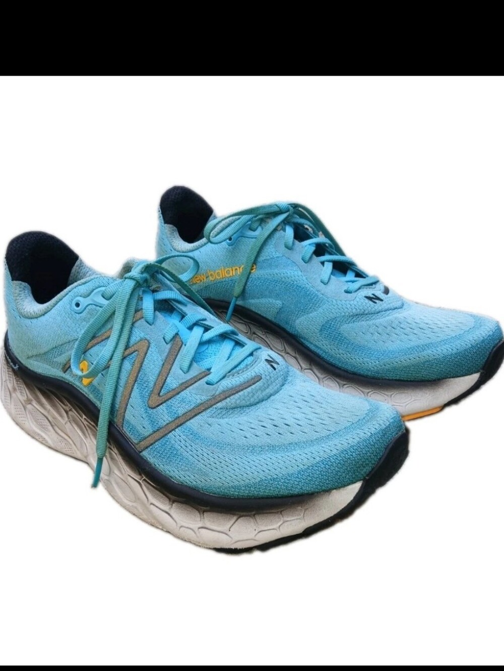 New Balance Fresh Foam x More V4 Summer Aqua Blue Running Shoes Mens 11